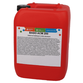 Détartrant détergent acide moussant Stockmeier Baso ACM 200 bidon de 23 kg