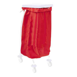 Sac à linge 65L 130g/m² rouge Filmop