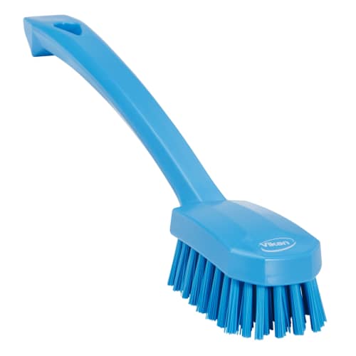 Brosse fibres médium alimentaire PLP 26cm bleu Vikan photo du produit front L