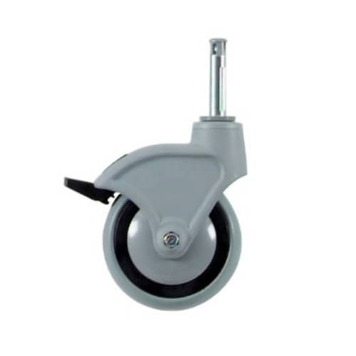 Roue 125 mm caout rond à frein Emotion Filmop photo du produit front L