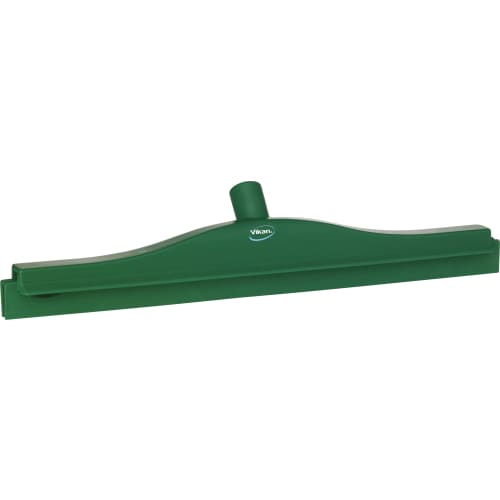 Raclette double lame alimentaire PLP caoutchouc 50cm vert Vikan photo du produit front L