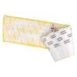 Bandeau de lavage microfibre Ultimate DX1 blanc impression jaune 44 x 11,5 cm Infinite Decitex photo du produit