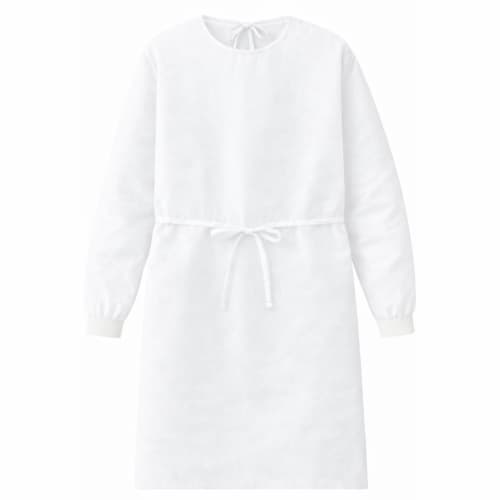 Blouse de soin PPSB 25 g/m2 poignets jersey Blanc TU Paredes photo du produit front L