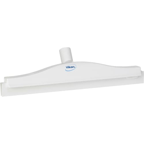Raclette double lame pivotante alimentaire PLP caoutchouc 40,5cm blanc Vikan photo du produit front L