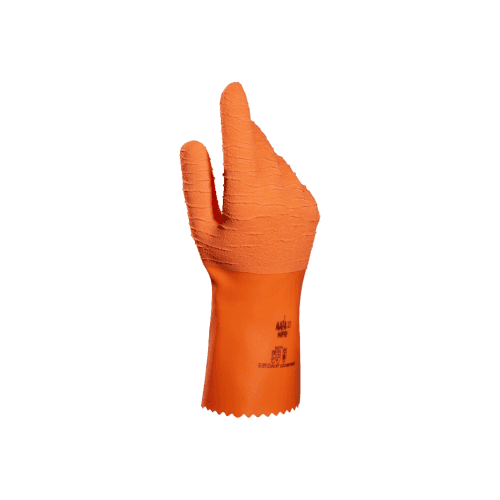 Gant de protection chimique latex support tissu Harpon 321 grip renforcé orange taille 8 Mapa Professional photo du produit front L