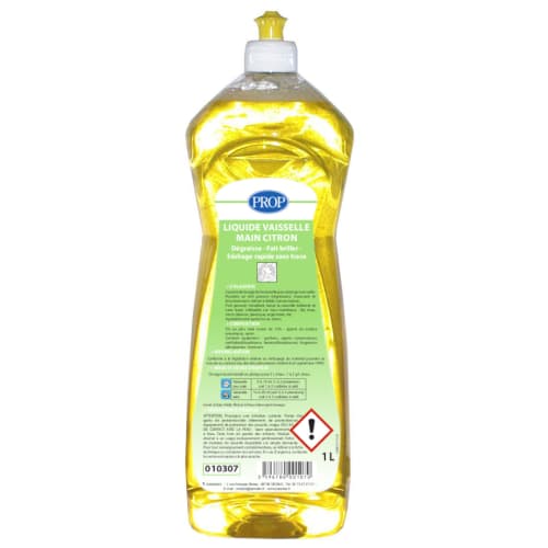 PROP Liquide vaisselle main flacon de 1L photo du produit