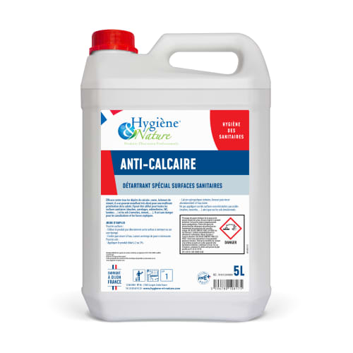 Détartrant sanitaires Hygiène et Nature Tery anti-calcaire bidon de 5L photo du produit front L