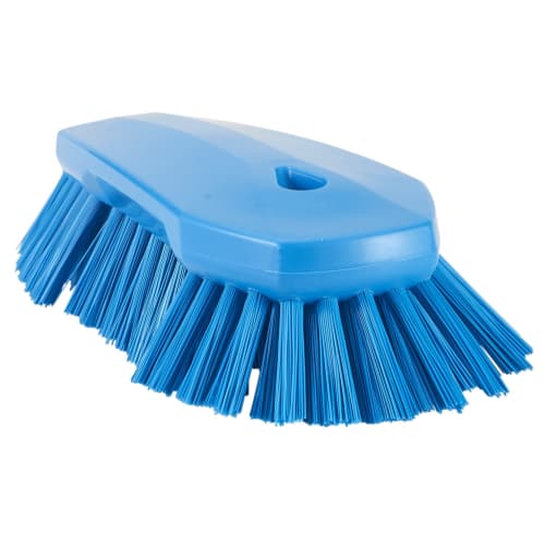 Brosse papillon fibres dures alimentaire PLP 24cm bleu Vikan photo du produit