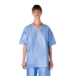 Tunique de pyjama antistatique SMMS 45g/m² bleu ciel taille XXXL PROP photo du produit