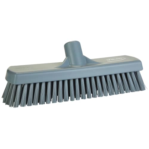 Balai lave-pont fibres dures alimentaire PLP 30,5cm gris Vikan photo du produit front L