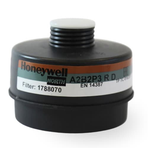 Cartouche anti-gaz A2B2P3 pour masque anti-gaz Honeywell photo du produit front L