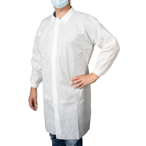 Blouse de travail Propguard pressions blanc taille XXL Indutex photo du produit