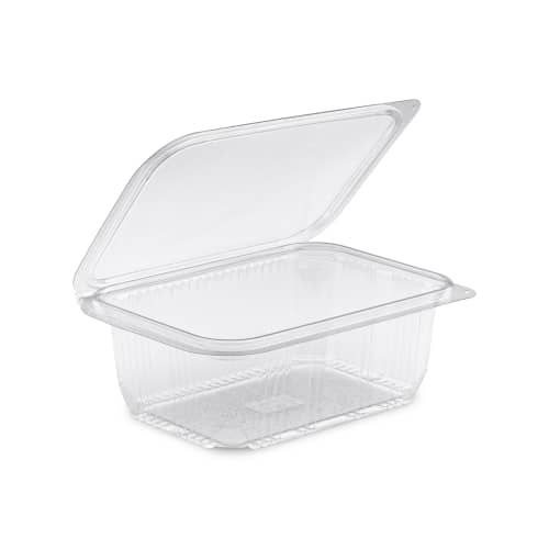 Boite à couvercle charnière cristal 1000 cc Alphaform photo du produit front L