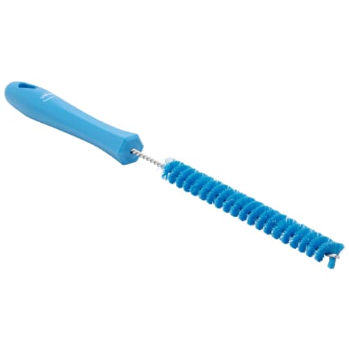 Écouvillon fibres dures alimentaire Ø1,5cm 31cm bleu Vikan photo du produit front L