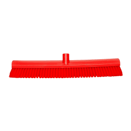 Balai souple alimentaire 60cm rouge Brosserie Thomas