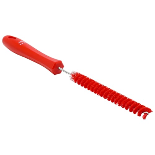 Écouvillon fibres dures alimentaire Ø1,5cm 31cm rouge Vikan photo du produit front L