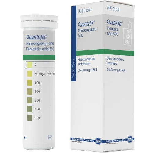 Bandelette d'analyse acide peracétique 500 Quantofix photo du produit front L