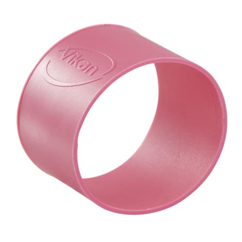 Collier d'identification caoutchouc Ø4cm rose Vikan photo du produit front L