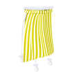 Sac à linge 65L 170g/m² rayé jaune Filmop photo du produit
