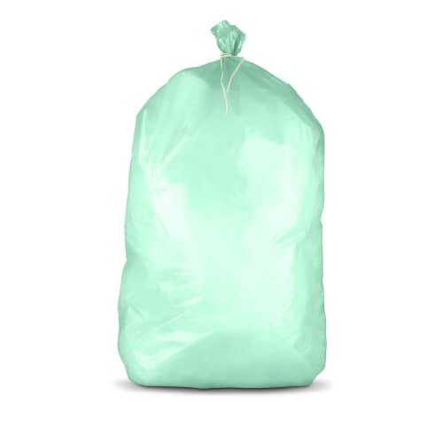 Sacs poubelle 110L vert 30µ lien classique Paredes photo du produit front L