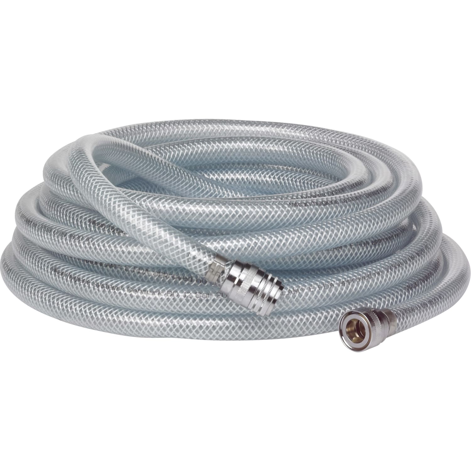 Tuyau PVC Laiton 1/2'' (Q) 10m blanc Vikan photo du produit