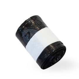 Sac poubelle PE BD 50L noir 24µm NF lien coulissant Sphere