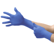 Gant de protection chimique nitrile Edge 82-133 non poudré bleu taille M Ansell photo du produit