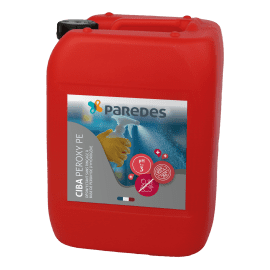 Désinfectant sans rinçage à base de peroxyde d'hydrogène Paredes CIBA PEROXY PE bidon de 10L photo du produit