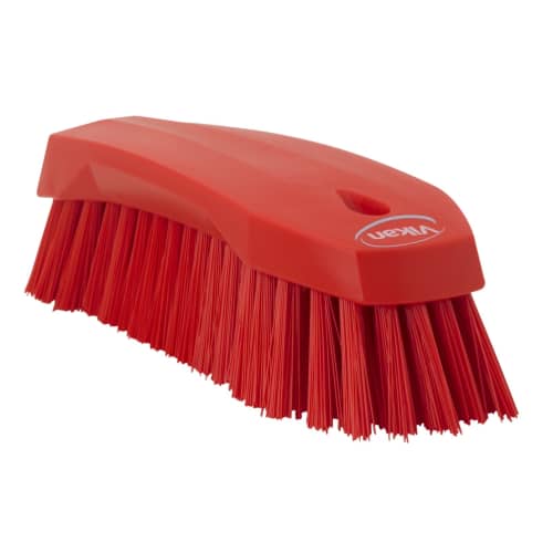Brosse fibres dures alimentaire PLP 20cm rouge Vikan photo du produit front L