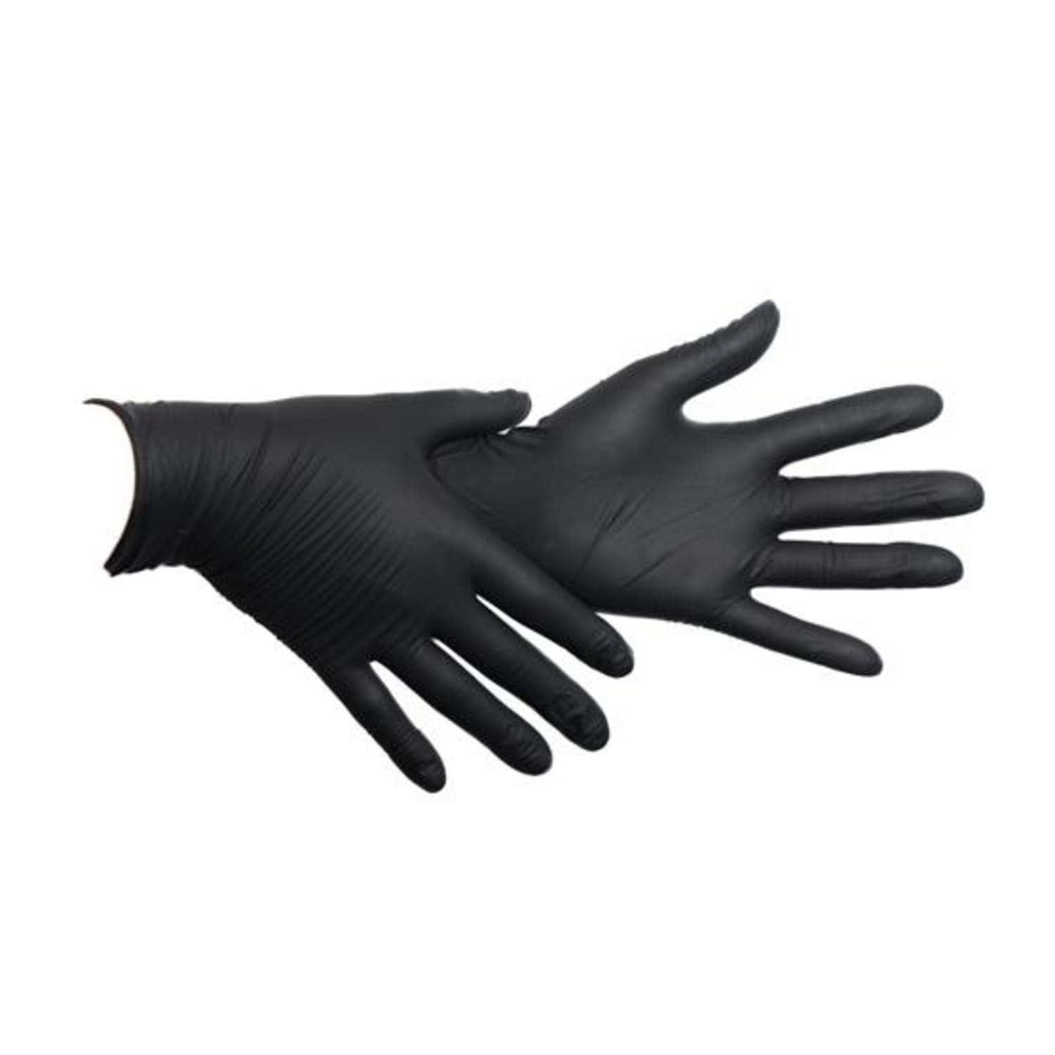 Gant jetable noir en nitrile taille M en boîte de 100 SAFETOUCH