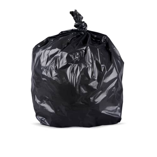 Sacs poubelle 110L noir 105µ sans lien Paredes photo du produit front L