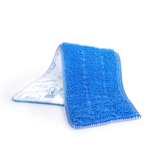Bandeau de lavage microfibre TWIST M600 bleu 44 x 11,5 cm Decitex photo du produit front L