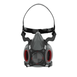 Demi-masque de protection anti-gaz Force 8 avec valve Typhoon système filtre PressToCheck
