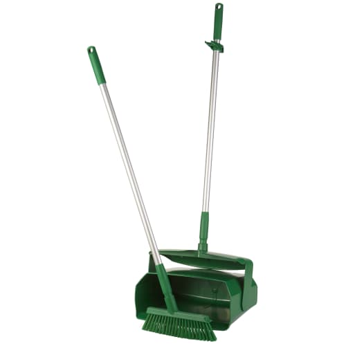Ensemble pelle balayette alimentaire 35cm vert Vikan photo du produit front L
