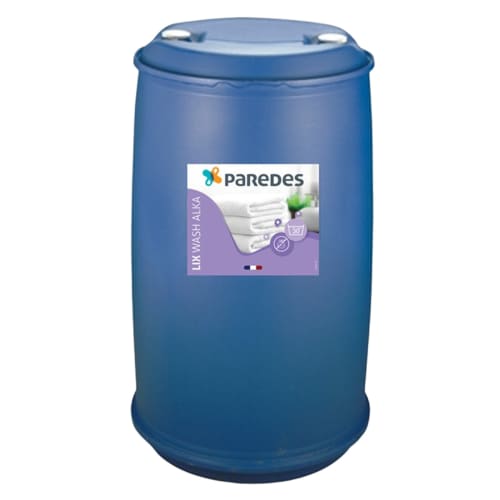 Lessive liquide alcaline Paredes LIX WASH ALKA fût de 240kg photo du produit front L