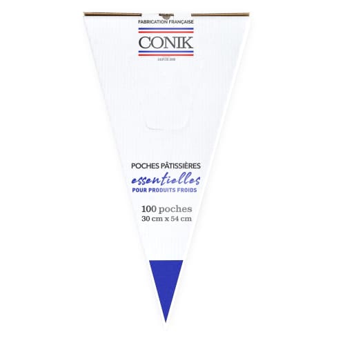 Poche pâtissière MB Pack PE BD à usage unique 30 x 54 cm transparent photo du produit front L