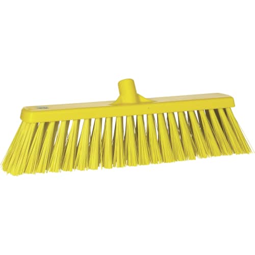 Balai fibres dures alimentaire PLP 53cm jaune Vikan photo du produit front L