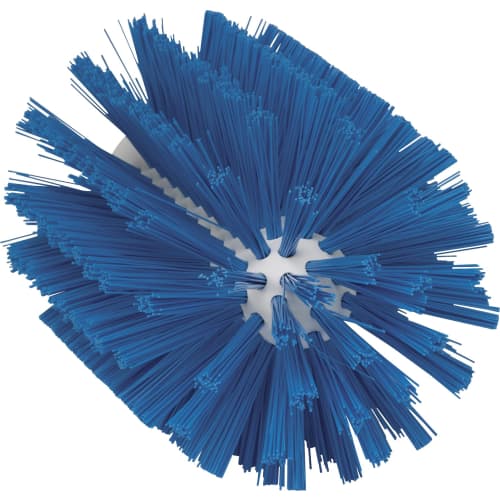 Brosse cylindrique fibres médium alimentaire PLP Ø10,3cm bleu Vikan photo du produit front L