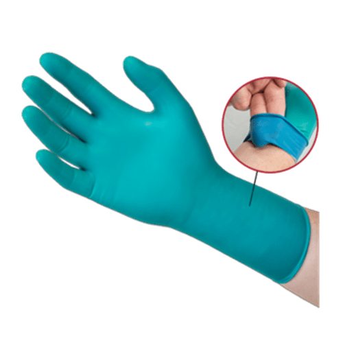 Gant de protection chimique nitrile Microflex 93-260 vert non poudré taille XL photo du produit Side View L