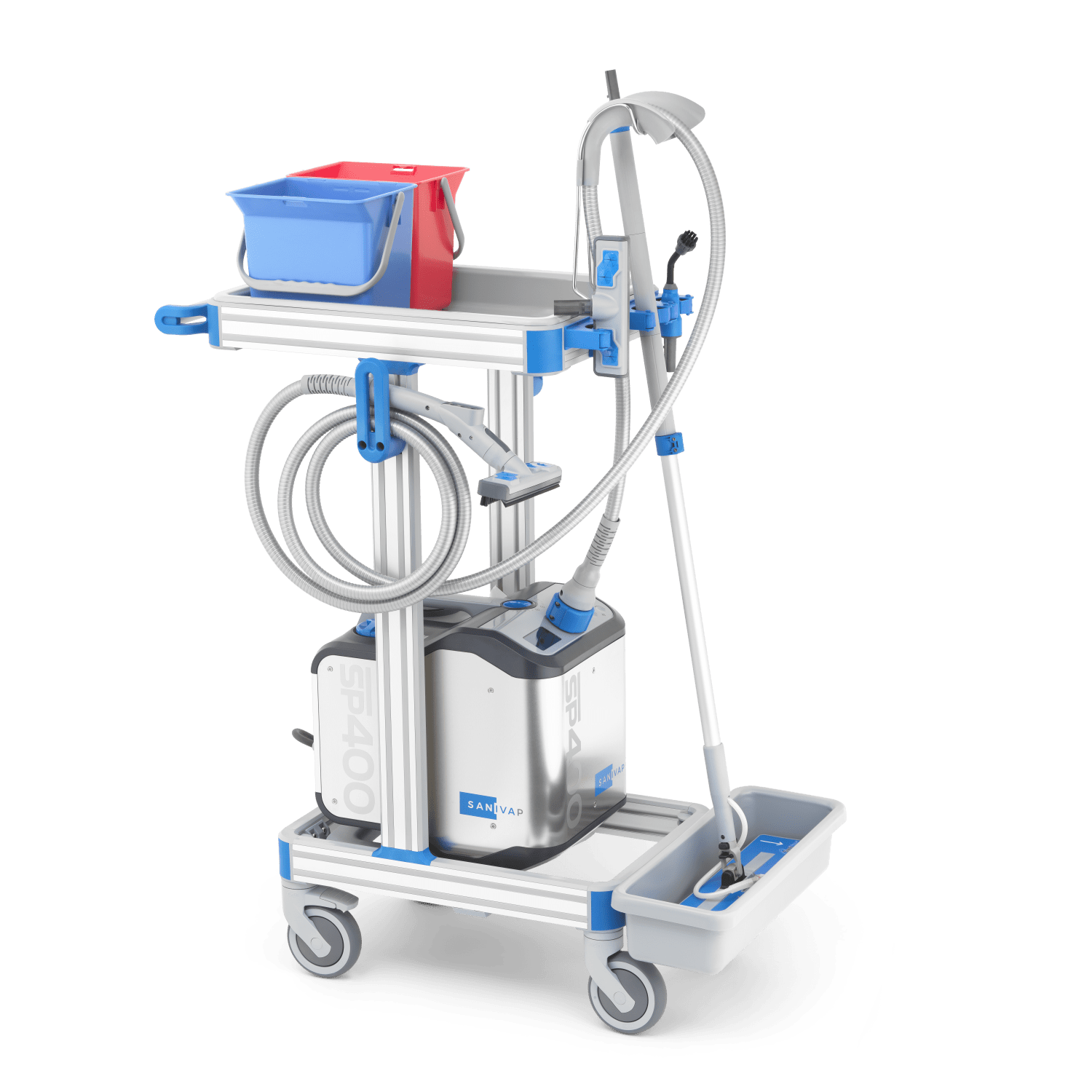 Nettoyeur vapeur professionnel, Box Chariot, - Concept Vapeur