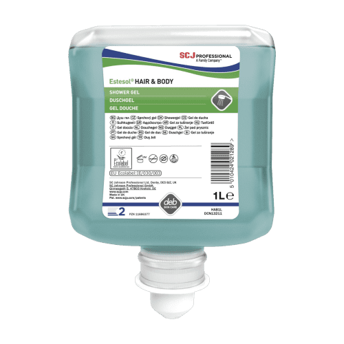 Gel douche Ecolabel SC Johnson Professional Estesol Hair & Body recharge de 1L photo du produit front L