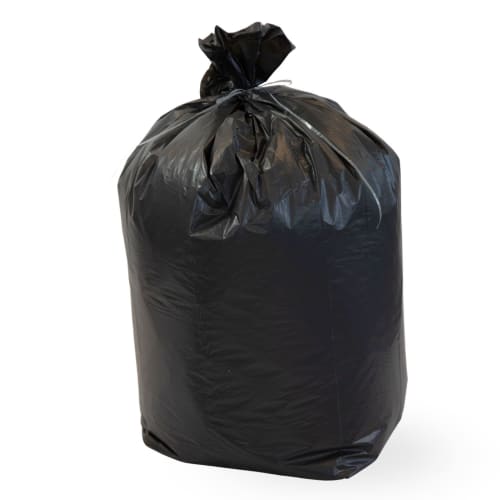 Sac plastique PE BD 50L noir 140µm Sphere photo du produit