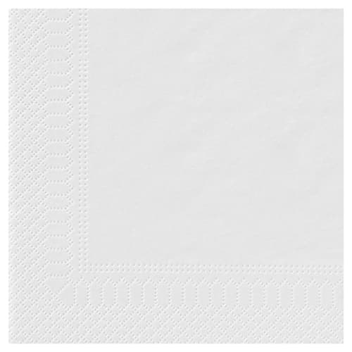 Serviette papier 20 x 20 cm  2 plis blanche Ecolabel Manufacture de l'Éphémère photo du produit front L