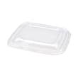 Couvercle RPET pour barquette biodégradable MB Pack 18x18 cm 800cc transparent photo du produit