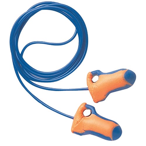 Bouchons d'oreilles Laser Track détectables Howard leight avec cordon SNR 35 photo du produit front L
