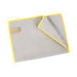 Essuyage microfibre Mini 320 gris surjet jaune 23 x 35 cm Decitex photo du produit