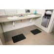 Tapis absorbant et adhésif antibactérien PIG® Grippy® gris double épaisseur 61 x 43,2 cm photo du produit side S