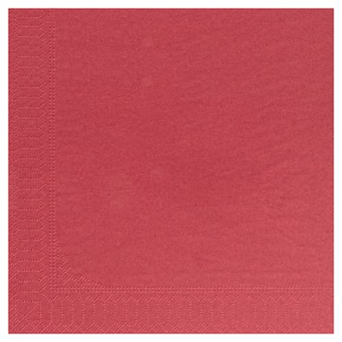 Serviette papier 39x39 cm 2 plis bordeaux Ecolabel Manufacture de l'Éphémère photo du produit front L