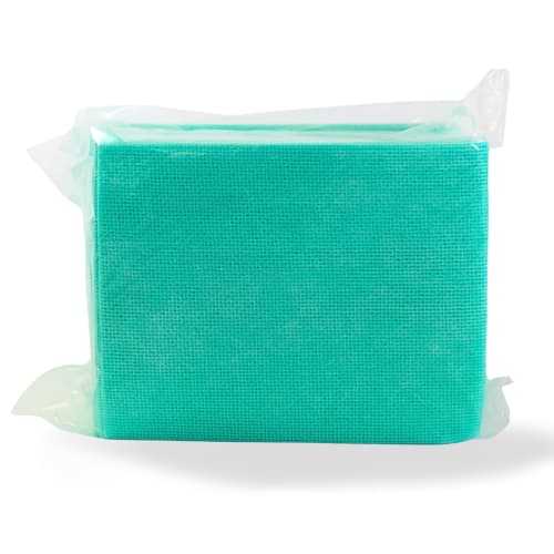 Lavette non tissée ajourée vert pliage V Paredes photo du produit front L