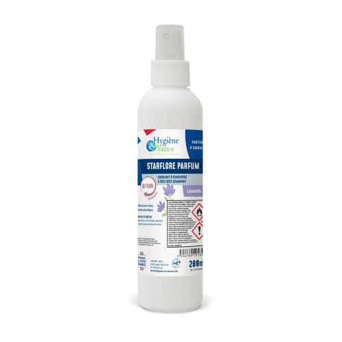 Parfum d'atmosphère lavande Hygiène et Nature Starflore Parfum pulvérisateur de 200ml photo du produit front L
